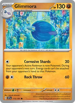 Glimmora, Surging Sparks No. 115 Normal