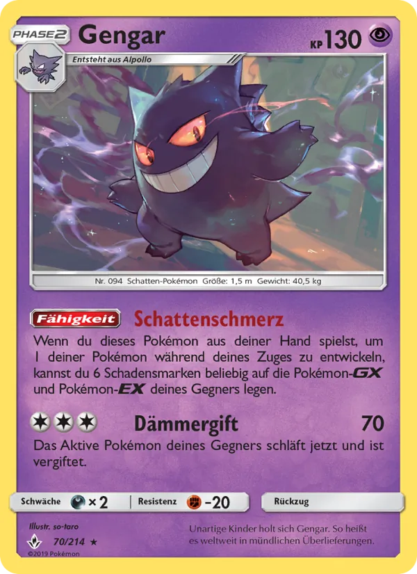 Gengar, Kräfte im Einklang No. 70