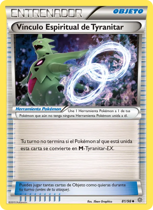 Vínculo Espiritual de Tyranitar, Antiguos Orígenes No. 81