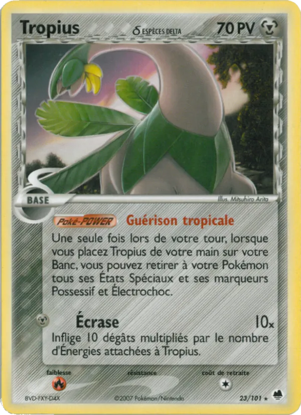 Tropius δ, EX Île des Dragons No. 23