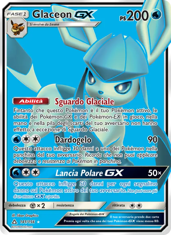 Glaceon GX, Ultraprisma No. 141