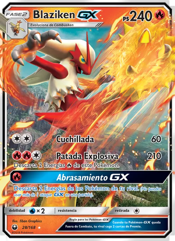 Blaziken GX, Tormenta Celestial Nº 28