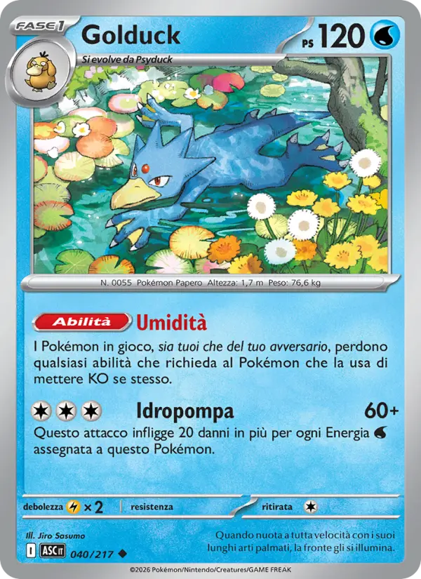 Golduck, Ascesa Eroica No. 040