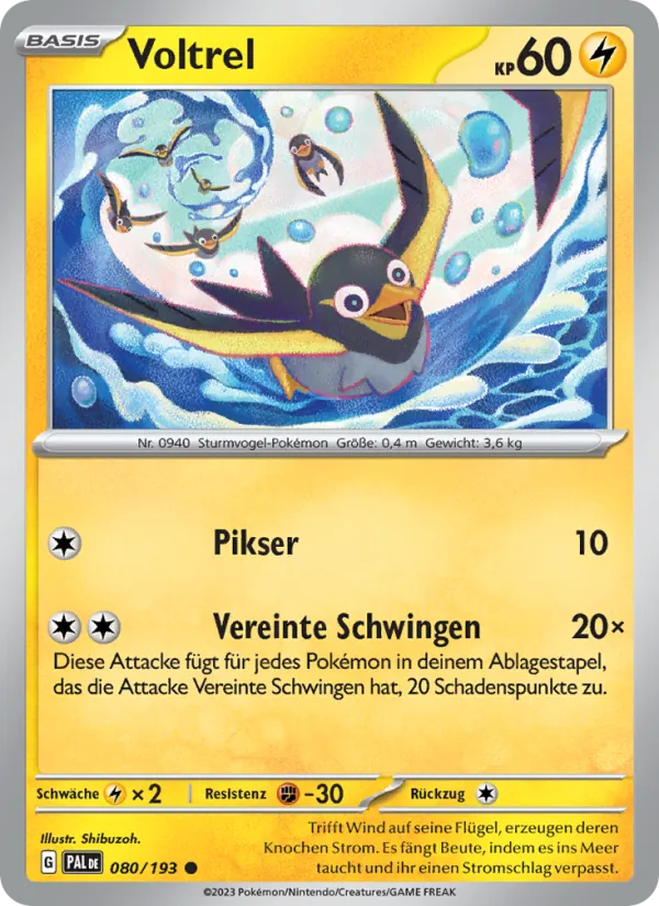 Voltrel, Entwicklungen in Paldea No. 080
