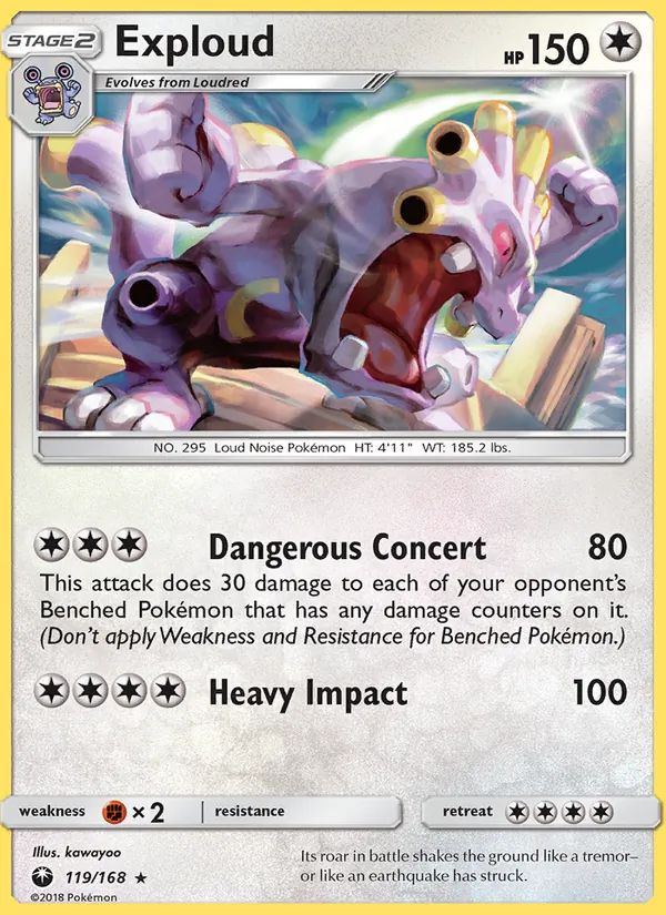 Exploud, Celestial Storm Nº 119