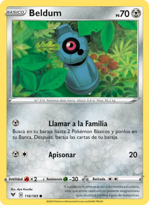Beldum, Voltaje Vívido Nº 116