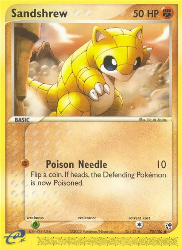 Sandshrew, Sandstorm No. 75