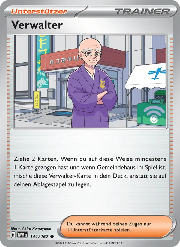 Verwalter, Maskerade im Zwielicht Nº 144