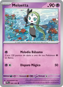 Meloetta, Fuegos Fantasmales Nº 040 Normal