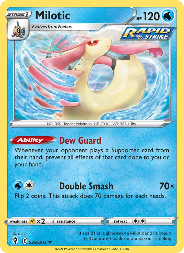 Milotic, Evolving Skies No. 38