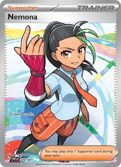 Nemona, Paldean Fates No. 229 Holo