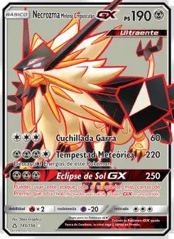 Necrozma Melena Crepuscular GX, Ultraprisma No. 145 Normal