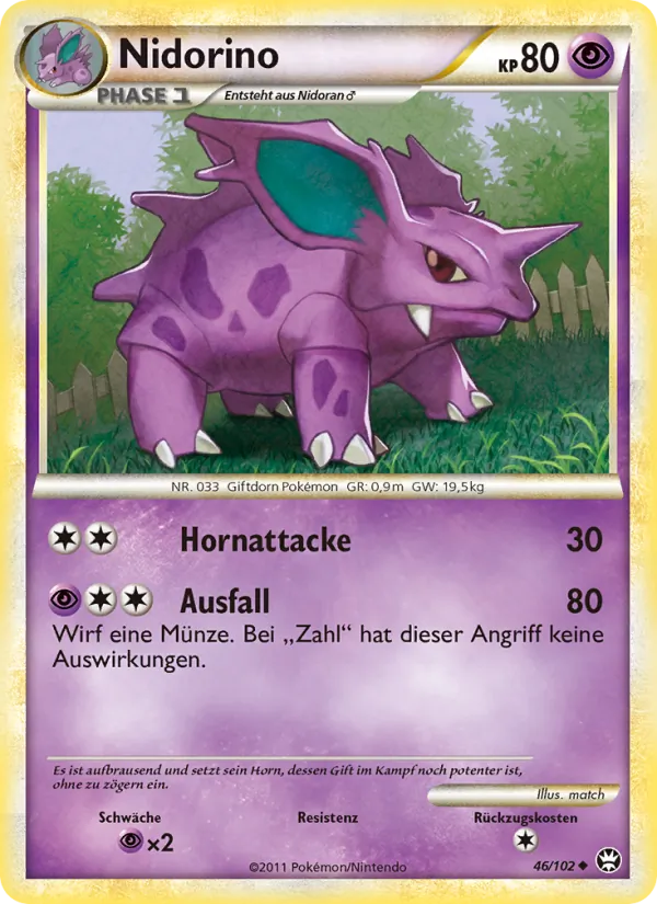 Nidorino, Triumph No. 46
