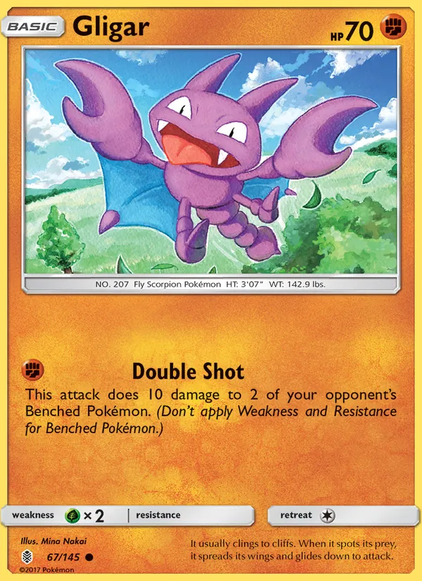 Gligar, Guardians Rising No. 67