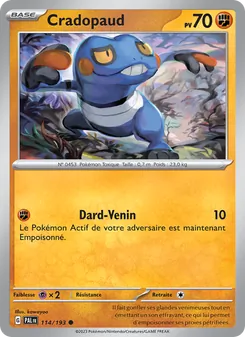 Cradopaud, Évolutions à Paldea Nº 114 Normal