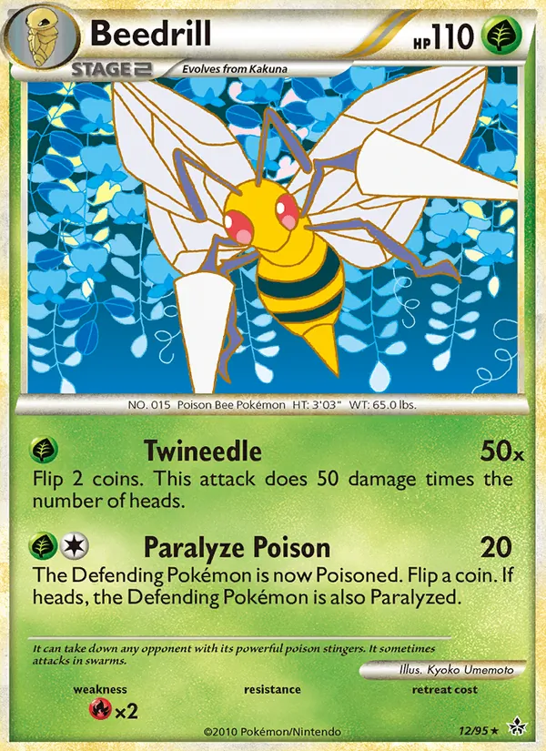 Beedrill, Unleashed Nº 12
