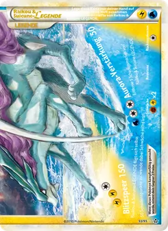 Raikou & Suicune LEGENDE, Entfesselt Nº 93 Holo