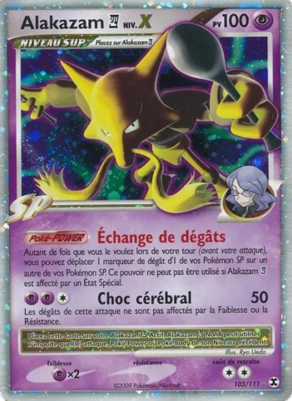 Alakazam  Niv. X, Rivaux Émergeants No. 103
