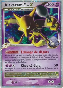 Alakazam  Niv. X, Rivaux Émergeants No. 103 Holo