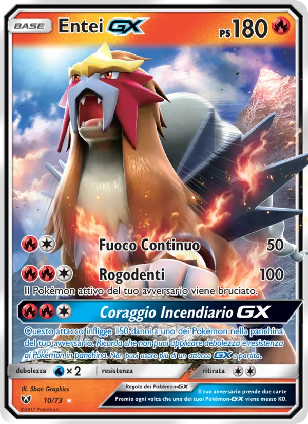 Entei GX, Leggende Iridescenti Nº 10