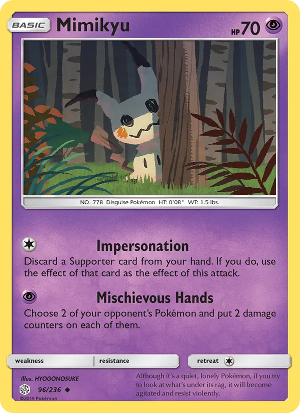 Mimikyu, Cosmic Eclipse Nº 96