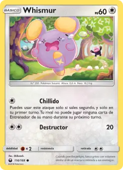 Whismur, Tormenta Celestial Nº 116 Normal