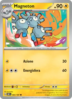 Magneton, Ossidiana Infuocata No. 064 Normal