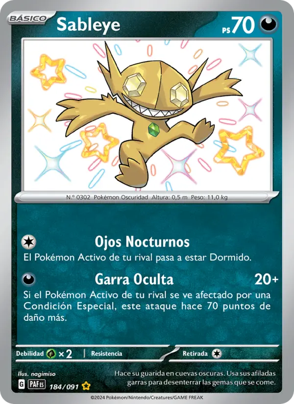 Sableye, Destinos de Paldea No. 184