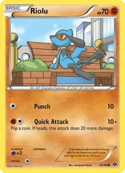 Riolu, Next Destinies No. 63 Normal