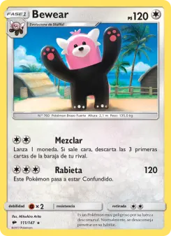 Bewear, Sombras Ardientes Nº 111 Normal