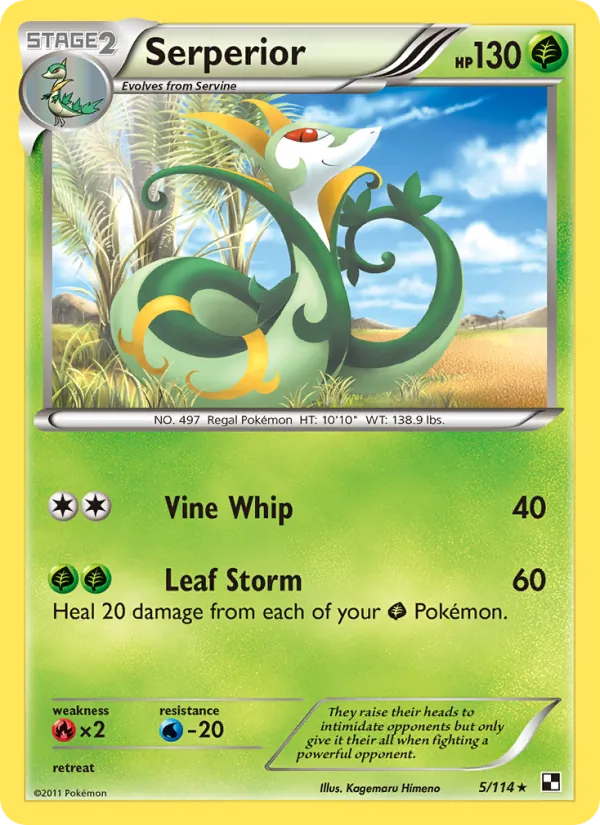 Serperior, Black & White No. 5