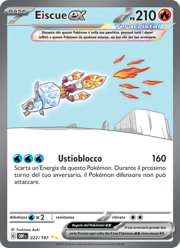 Eiscue-ex, Ossidiana Infuocata No. 222