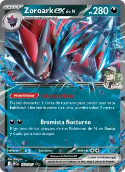 Zoroark ex de N, Héroes Ascendentes No. 137 Holo