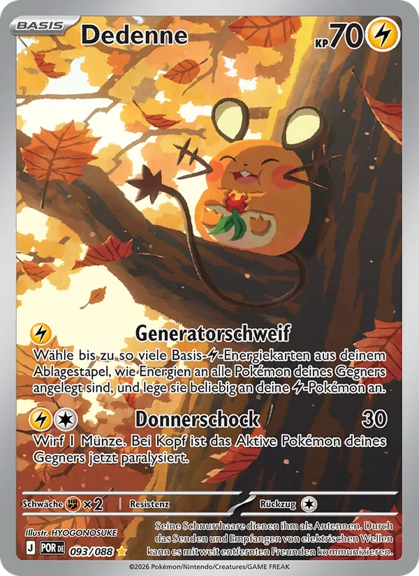 Dedenne, Optimale Ordnung Nº 093