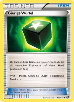 Gierige Würfel, Dampfkessel Nº 102 Normal