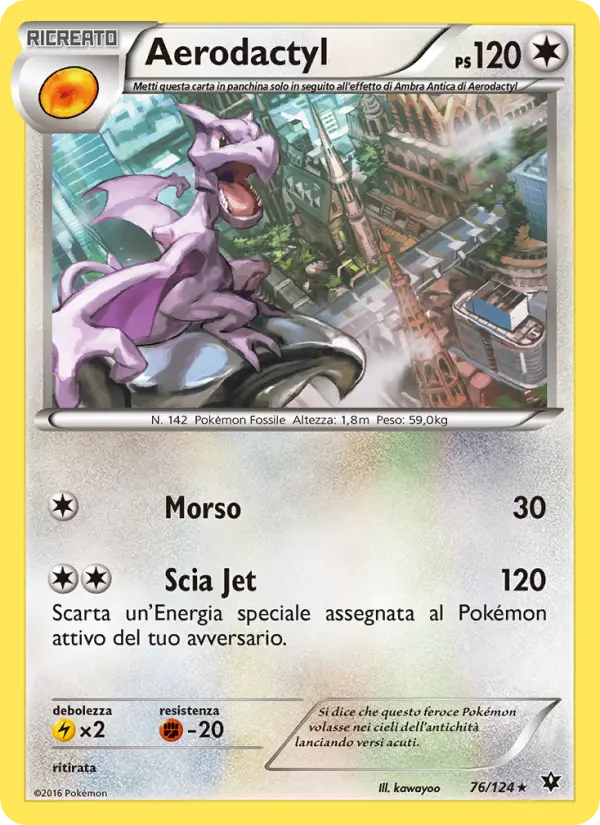 Aerodactyl, Destini Incrociati Nº 76