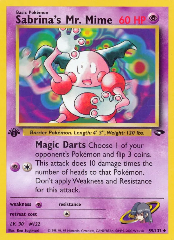 Sabrina's Mr. Mime, Gym Challenge No. 59