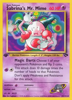 Sabrina's Mr. Mime, Gym Challenge No. 59 Normal