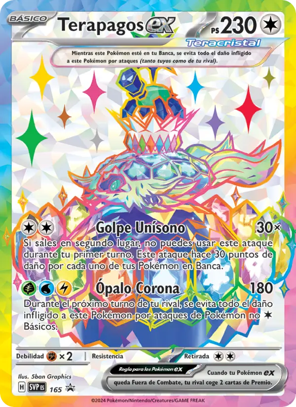 Terapagos ex, SVP Black Star Promos Nº 165