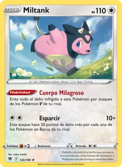 Miltank, Resplandor Astral No. 126 Holo