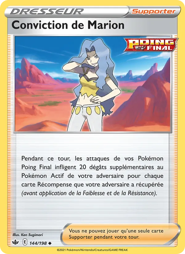 Conviction de Marion, Règne de Glace Nº 144