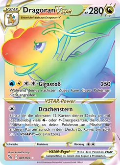 Dragoran VSTAR, Pokémon GO Nº 081 Holo