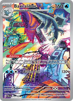 Baxcalibur, Paldea Evolved No. 210 Holo