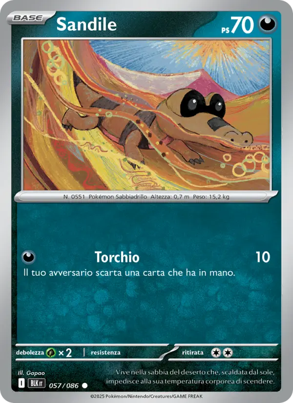 Sandile, Luce Nera No. 057