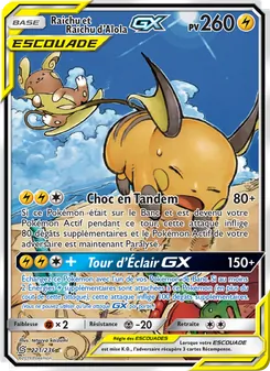 Raichu et Raichu d’Alola GX, Harmonie des Esprits No. 221 Normal