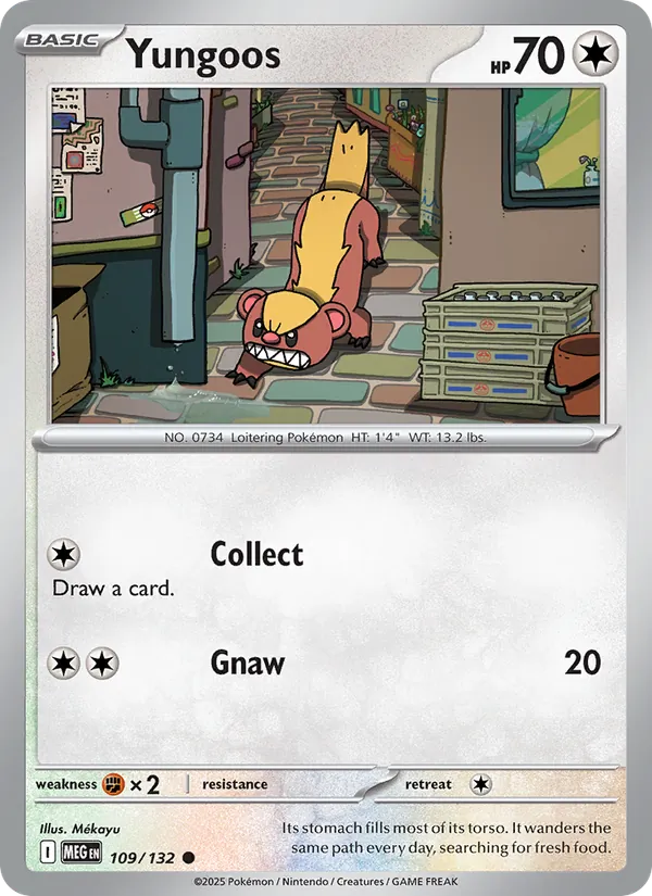 Yungoos, Mega Evolution Nº 109