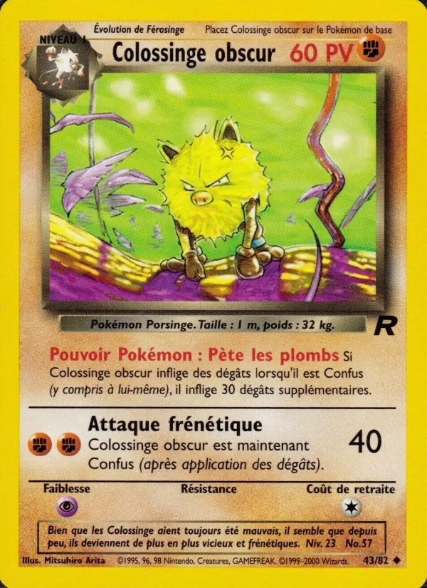 Colossinge obscur, Team Rocket Nº 43
