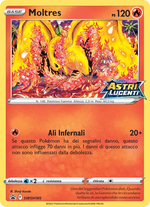 Moltres, SPSC Promo No. SWSH185