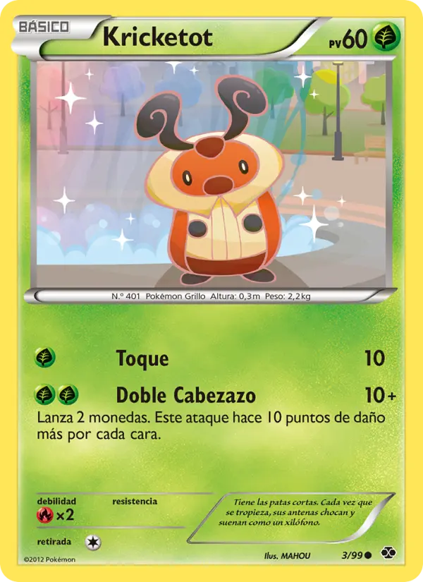 Kricketot, Próximos Destinos Nº 3