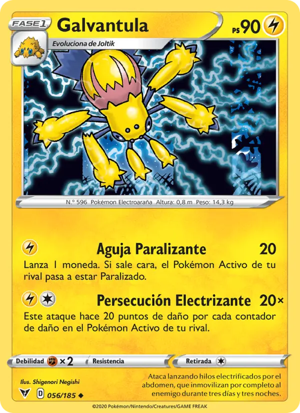 Galvantula, Voltaje Vívido Nº 56